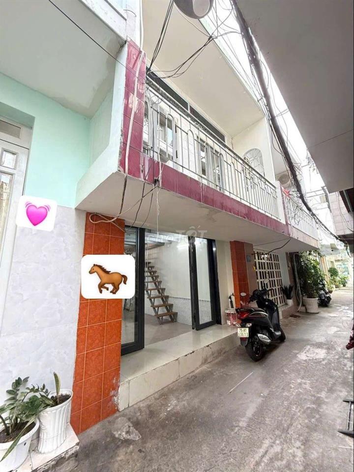 Cho thuê nhà đường Phạm Thế Hiển P6 DT.4m×12m } 1 Lầu 1 Phòng suốt 2wc