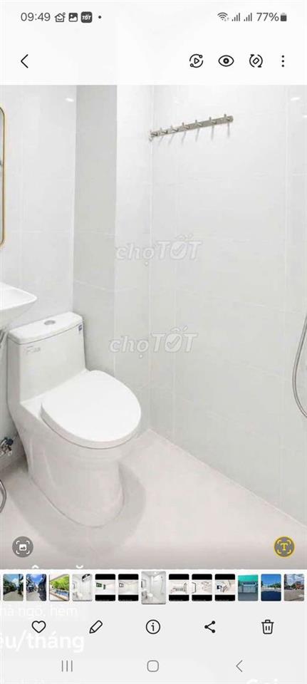 Cho thuê nhà đường Tám Danh P4.Q8 DT.4m5×10m } 1 Lầu 2 Phòng 2 toilet