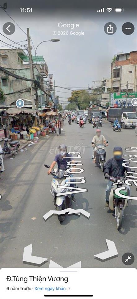 Bán nhà mặt tiền tùng thiện vương