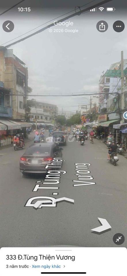 Bán nhà mặt tiền đường tùng thiện vương
