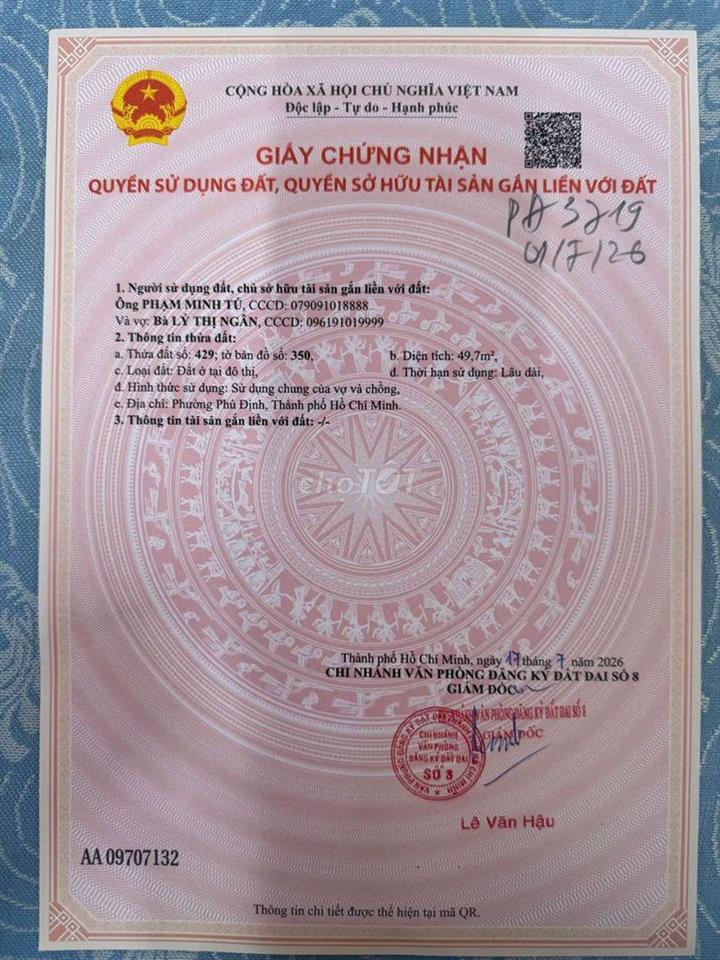Đất Trương Đình Hội 