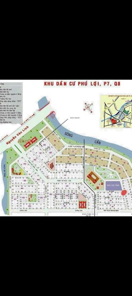 Đất H B KDC Phú Lợi p7q8 cũ