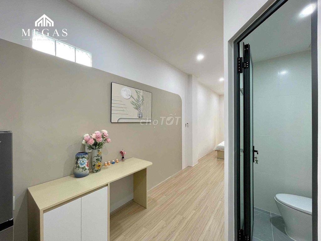 Căn Hộ Studio Cao Cấp - Gần ĐH VHU - HUIT - K300 - Máy Giặt Riêng