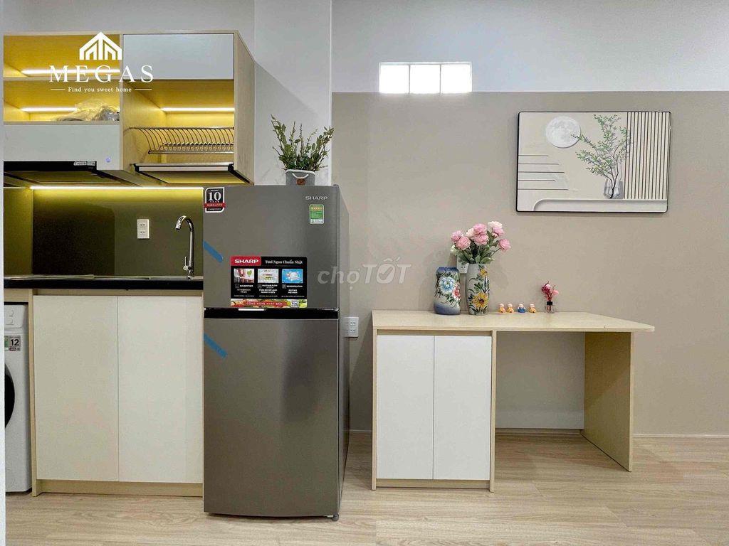 Căn Hộ Studio Cao Cấp - Gần ĐH VHU - HUIT - K300 - Máy Giặt Riêng