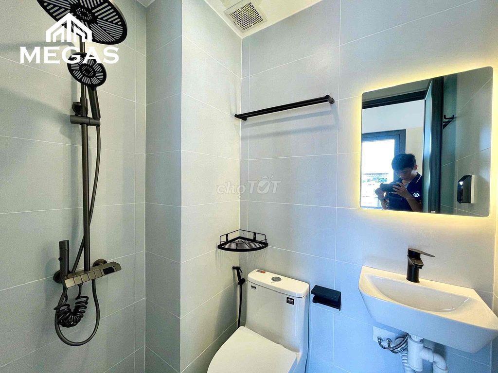 CĂN HỘ STUDIO BAN CÔNG - MÁY GIẶT RIÊNG - MÁY HÚT MÙI - BẾP TỪ