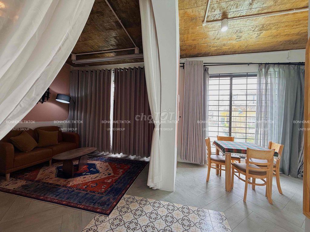 CHO THUÊ CĂN HỘ FULL NT CAO CẤP STUDIO | TÁCH BẾP KHU SÂN BAY 45m2