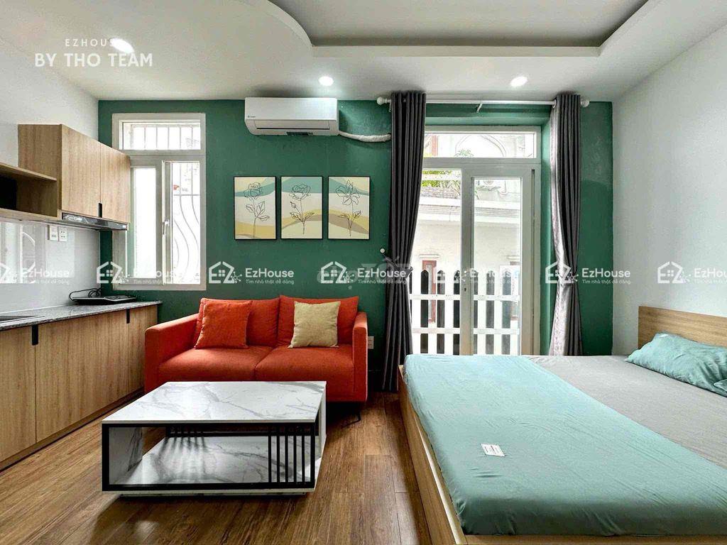 CĂN HỘ STUDIO BAN CÔNG - FULL TIỆN NGHI - gần Q10-Q3