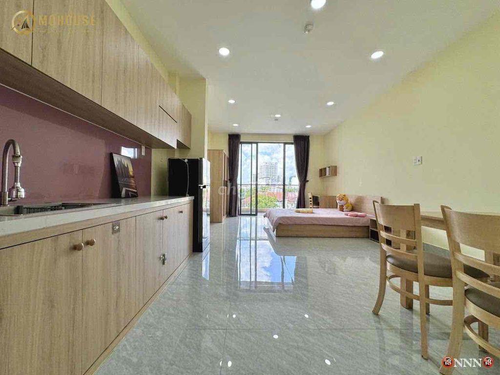 CĂN HỘ STUDIO BAN CÔNG MỚI 100% - ĐẦY ĐỦ NỘI THẤT