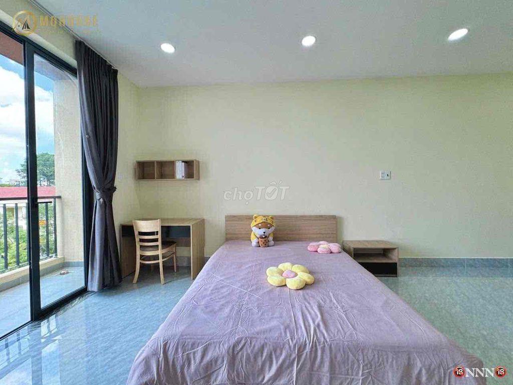 CĂN HỘ STUDIO BAN CÔNG MỚI 100% - ĐẦY ĐỦ NỘI THẤT