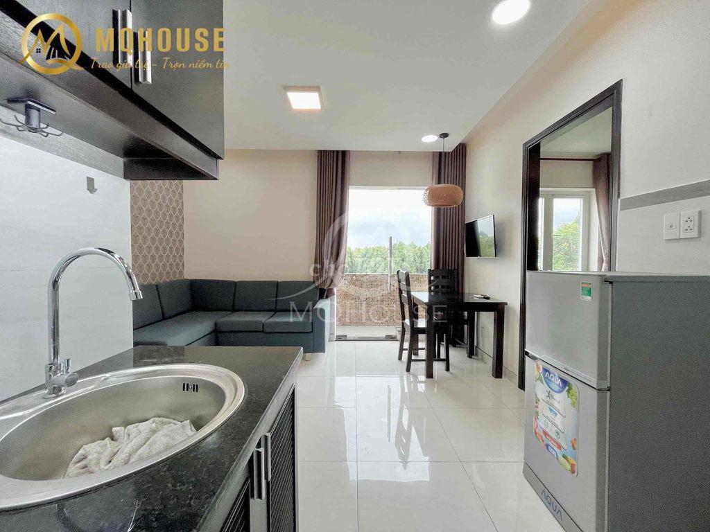 cho thuê 1pn ban công view thoáng ngay sân bay - gần phú nhuận