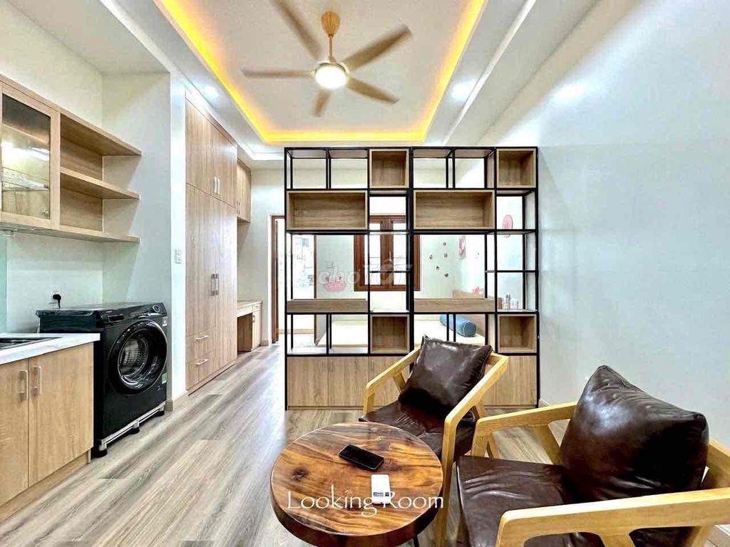 cho thuê căn hộ tách bếp ngay - hoà bình - tô hiệu ban công full nt