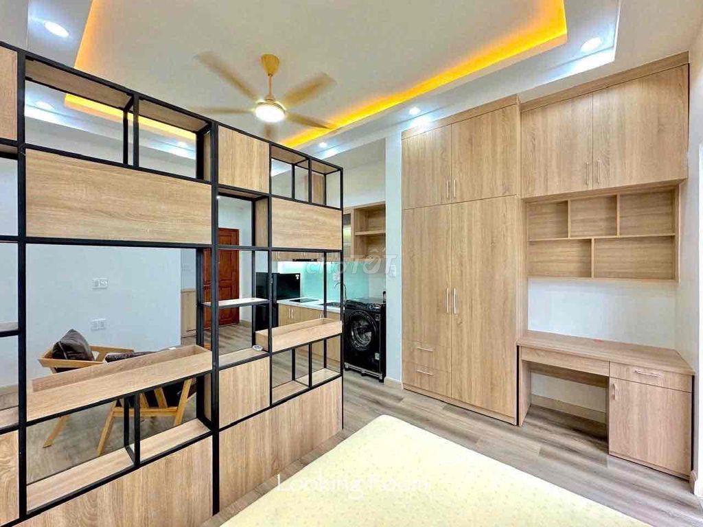 cho thuê căn hộ tách bếp ngay - hoà bình - tô hiệu ban công full nt