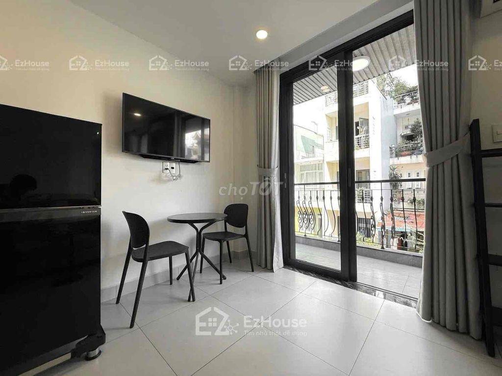 cho thuê căn studio ban công ngay luỹ bán bích -  vườn lài gần chợ