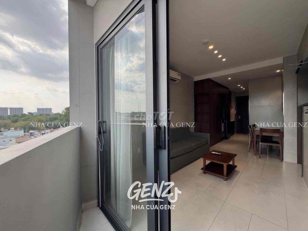 cho thuê 1 phòng ngủ - 1 phòng khách ban công gần sân bay - giáp PN