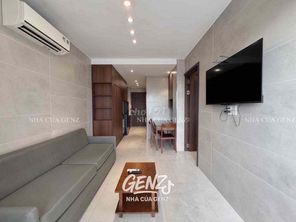 cho thuê 1 phòng ngủ - 1 phòng khách ban công gần sân bay - giáp PN