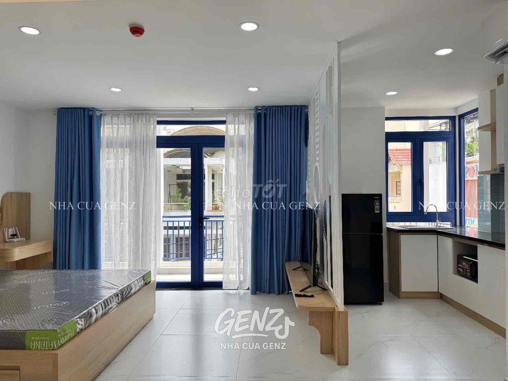 cho thuê căn hộ studio ban công ngay sân bay - giáp phú nhuận