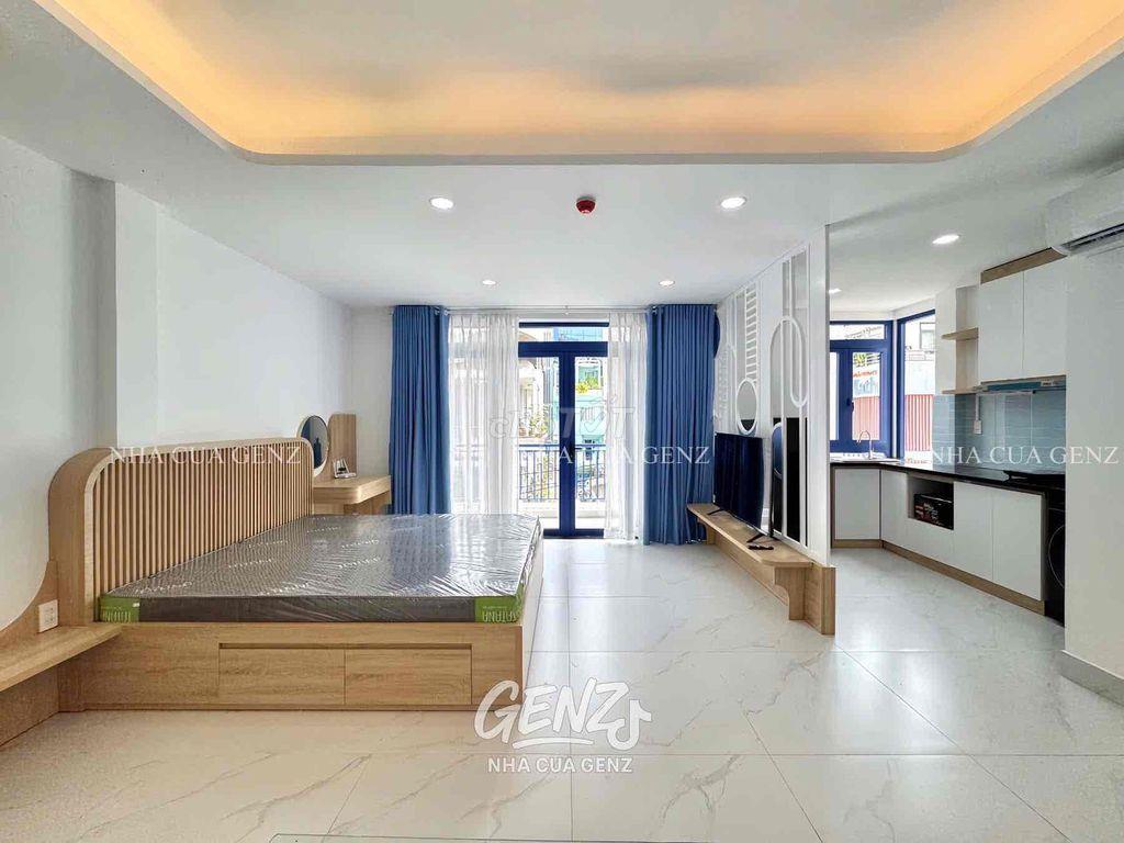 cho thuê căn hộ studio ban công ngay sân bay - giáp phú nhuận
