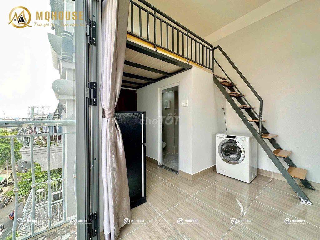 CHUNG CƯ MINI FULL NỘI THẤT MÁY GIẶT RIÊNG DUPLEX BAN CÔNG TẠI ÂU CƠ 🔥