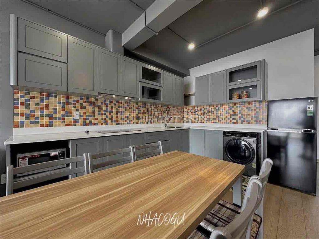 CĂN HỘ 1PN + 1PK TONE GỖ SIÊU RỘNG RÃI NGAY KHU SÂN BAY - CAO CẤP