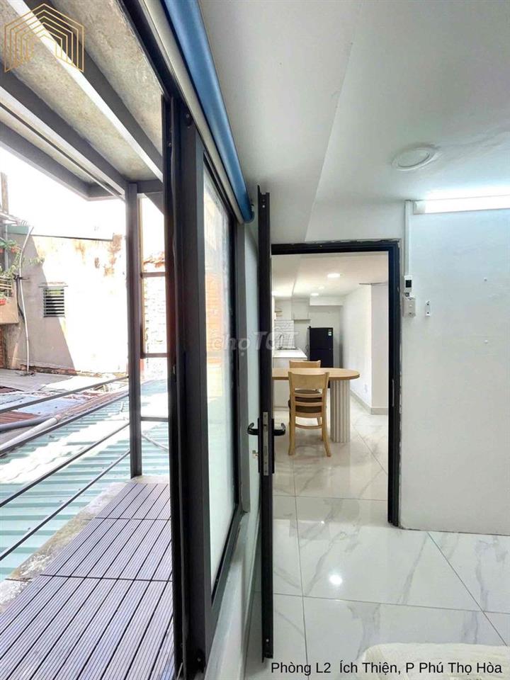 chung cư mini 1 phòng ngủ 1 phòng bếp full nội thất ở Tân Phú