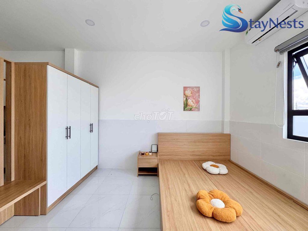 chung cư mini ban công tách bếp giá rẻ full nội thất