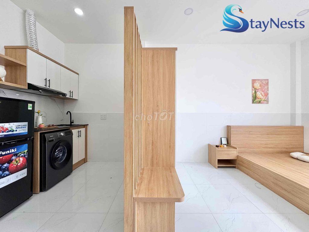 chung cư mini ban công tách bếp giá rẻ full nội thất