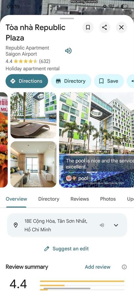 cần thuê phòng gần 18e cộng hòa hai tháng 8 và 9