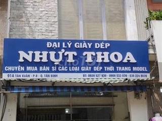 Bán nhà mặt tiền đường Tân Xuân - Ngay trung tâm chợ Tân Bình