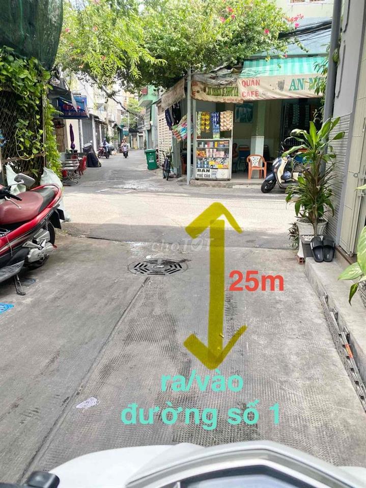 nhà rộng 80m² đẹp, hẻm cạn thông 2 đường chính Hồng Lạc