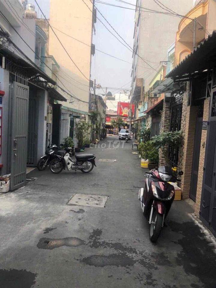 NHÀ BÁN HẺM XE HƠI GÒ DẦU TÂN PHÚ 3 TẦNG BTCT