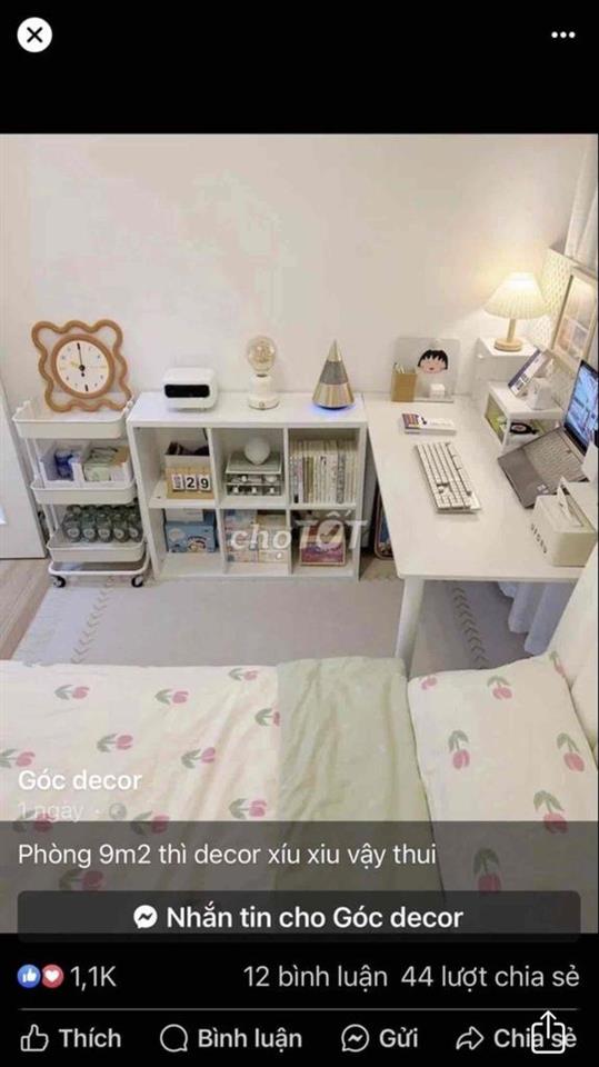 Phòng nhỏ xinh full nội thất, 5p đi bộ đến ĐH Công Thương