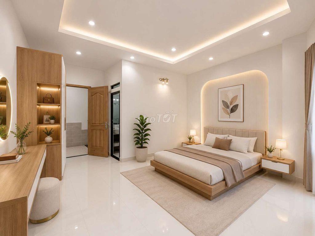 NHÀ ĐẸP 3 TẦNG BTCT - NGANG 5M -
HẺM XE HƠI -
LÝ THƯỜNG KIỆT