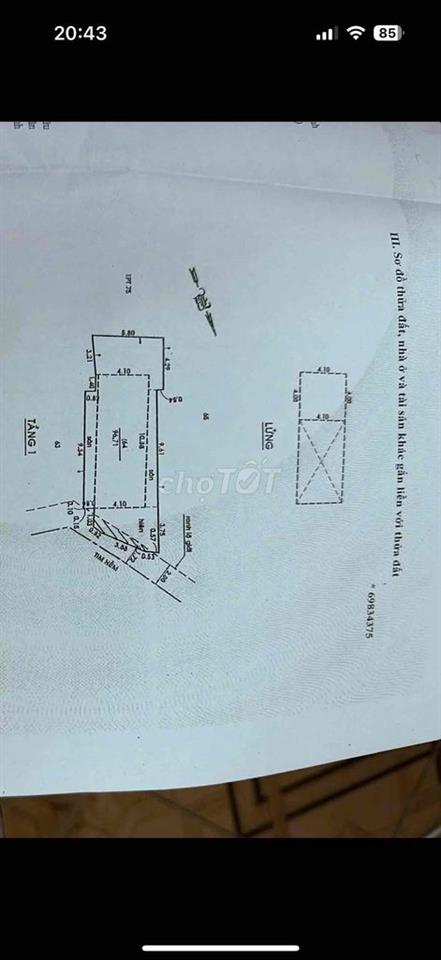 BÁN NHÀ GẦN CHỢ TÂN BÌNH (hẻm LẠC LONG QUÂN)