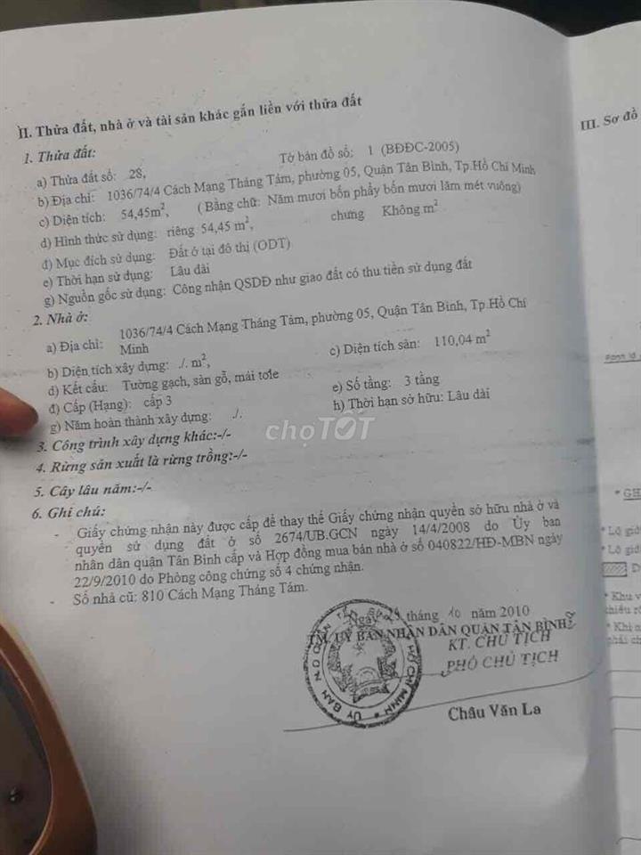 nhà 6 x 11m 3 hai mặt hẻm