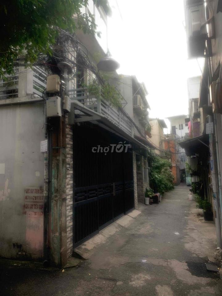 nhà 6 x 11m 3 hai mặt hẻm