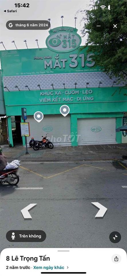 Mặt bằng kinh doanh 300m2 lê T Tấn