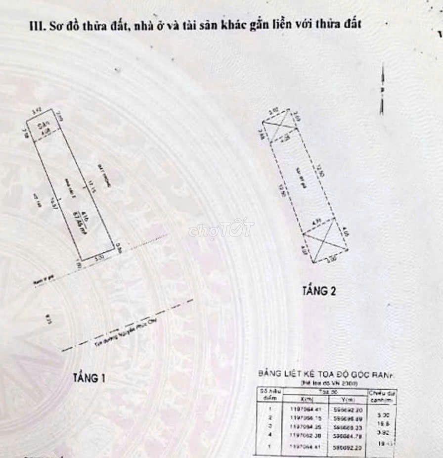 [VIP TÂN BÌNH] Bán Nhà MT Nguyễn Phúc Chu , cách Trường Chinh 500m