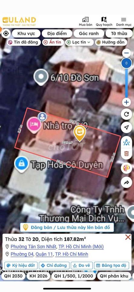 Nhà mặt tiền khu sân bay