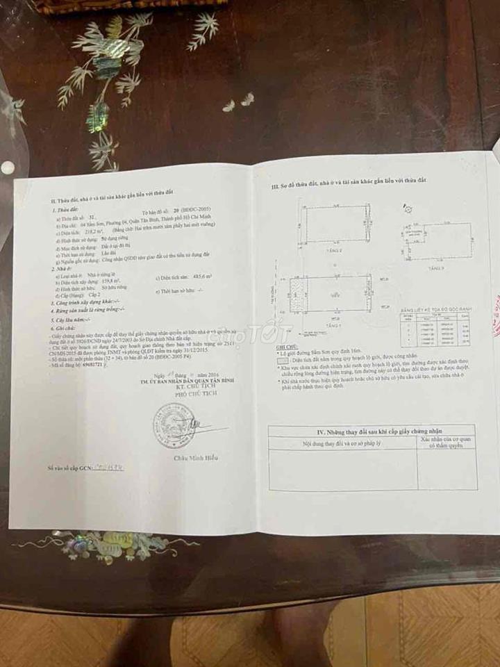 Nhà mặt tiền khu sân bay