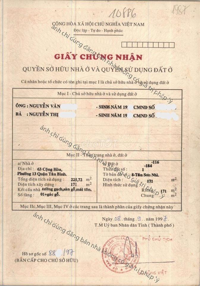 Bán nhà mặt tiền 7m, nở hậu đường Cộng Hòa, Tân Bình