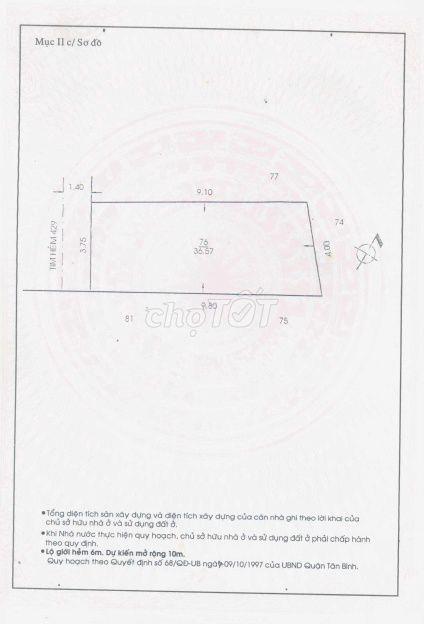 Cần cho thuê gâp nguyên căn Hẻm cụt xe hơi
