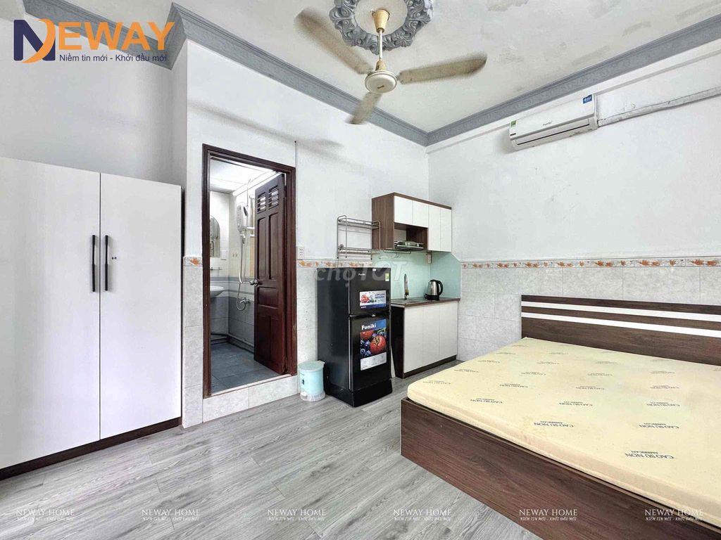 TRỐNG SẴN STUDIO ĐẦY ĐỦ NỘI THẤT NGAY KHU BÀU CÁT CÓ BAN CÔNG THOÁNG