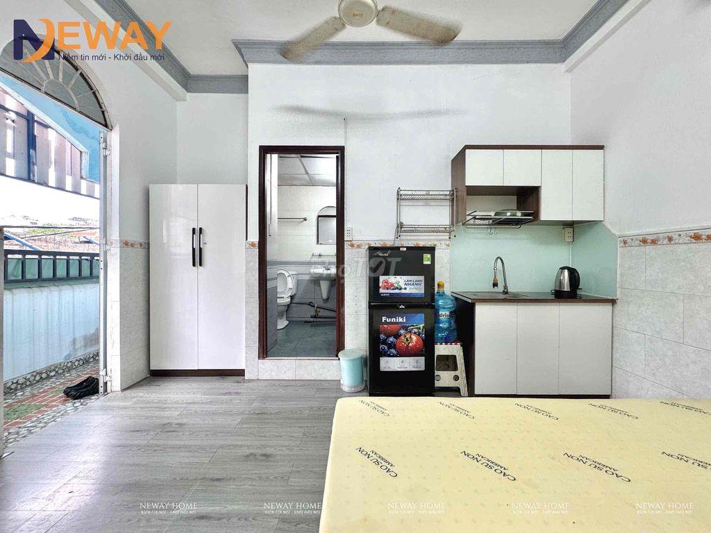 TRỐNG SẴN STUDIO ĐẦY ĐỦ NỘI THẤT NGAY KHU BÀU CÁT CÓ BAN CÔNG THOÁNG
