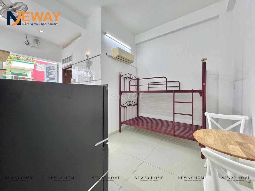 Trống sẵn studio đầy đù nội thất máy giặt riêng-ban công