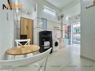 Trống sẵn studio đầy đù nội thất máy giặt riêng-ban công