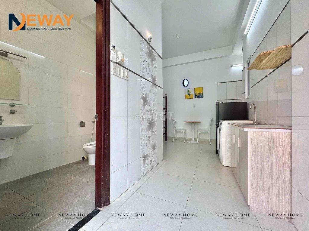 Trống sẵn studio đầy đù nội thất máy giặt riêng-ban công