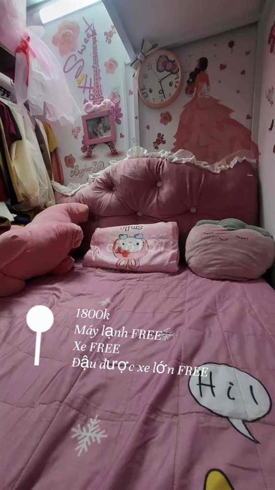 trọ bao máy lạnh giá 1200k và giá 2000k có đủ loại