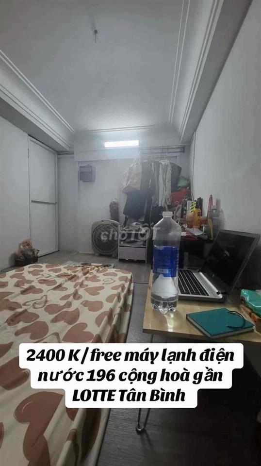 phòng 1 người ở gần sân bay Tân Sơn Nhất 2.400.000 bao máy lạnh