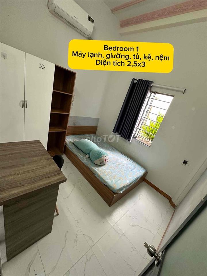 2 PHÒNG Phù hợp 4 người 4 xe CÁCH ETOWN CỘNG HOÀ 100m