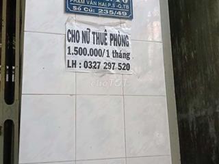 cho nữ thuê nhà trọ